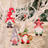 Mini Houten Kerst Kaboutertjes Decoratie Set (12 Stuks!)
